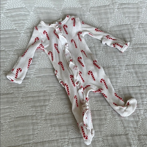 Spearmint Love Other - Spearmint Love Candy Cane Waffle Footie